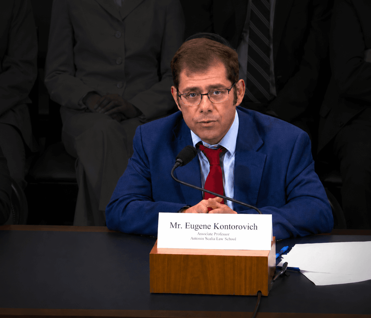 Eugene Kontorovich testifying before Congress